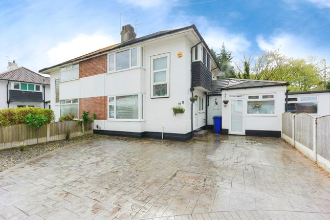 Thumbnail Semi-detached house for sale in Parkwood Road, Manchester, Greater Manchester