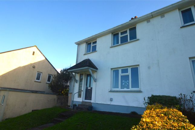 Thumbnail Semi-detached house for sale in Old Hill Crescent, Falmouth, Cornwall