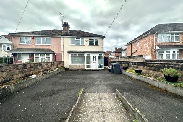 Thumbnail Semi-detached house to rent in Westley Road, Birmingham