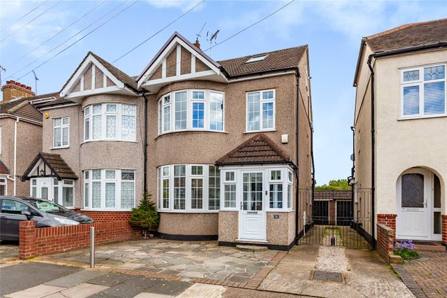 Thumbnail Semi-detached house for sale in Clarence Avenue, Upminster
