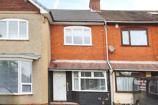 Thumbnail Terraced house for sale in Ashburton Road, Hugglescote, Coalville, Leicestershire