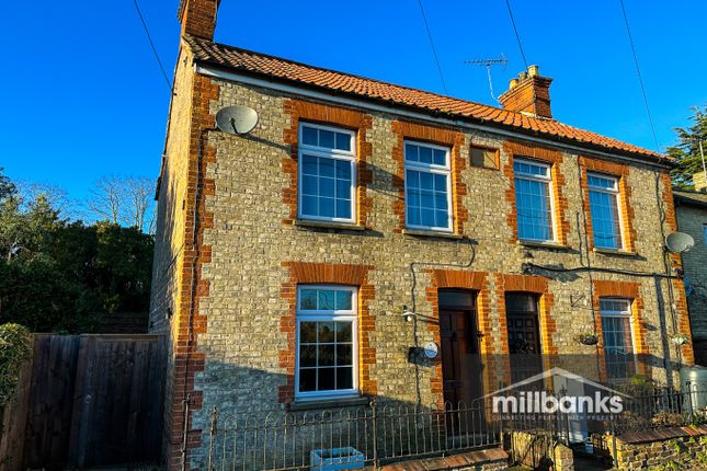 Thumbnail Semi-detached house for sale in Church Lane, Northwold, Thetford, Norfolk