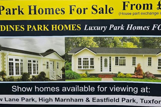 Mobile/park home for sale in Sparrow Lane, High Marnham, Newark