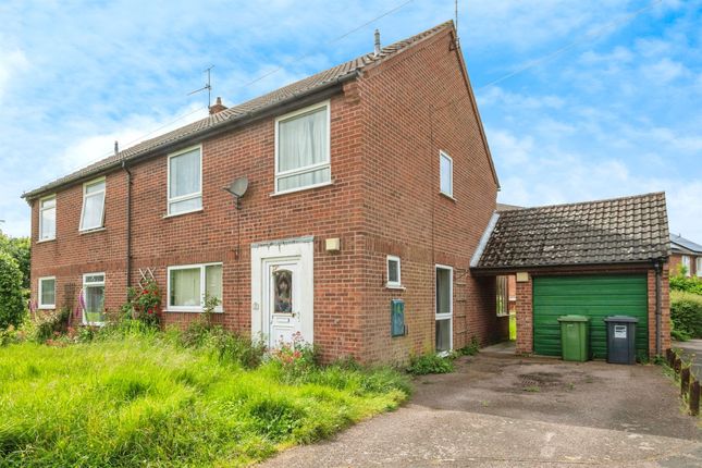 Thumbnail Semi-detached house for sale in Calthorpe Close, Stalham, Norwich