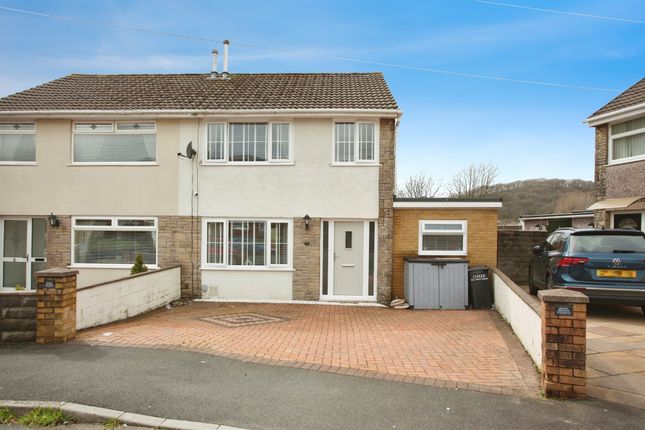 Semi-detached house for sale in Mill View Estate, Maesteg