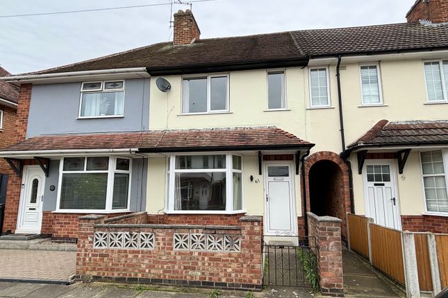 Thumbnail Terraced house for sale in Park Road, Wigston, Leicestershire.