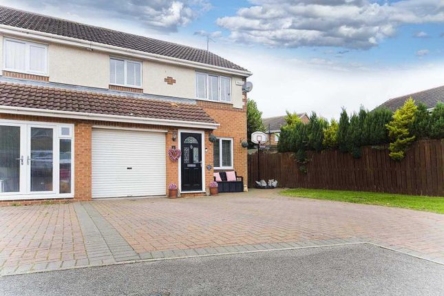 Thumbnail Semi-detached house for sale in Donerston Grove, Peterlee