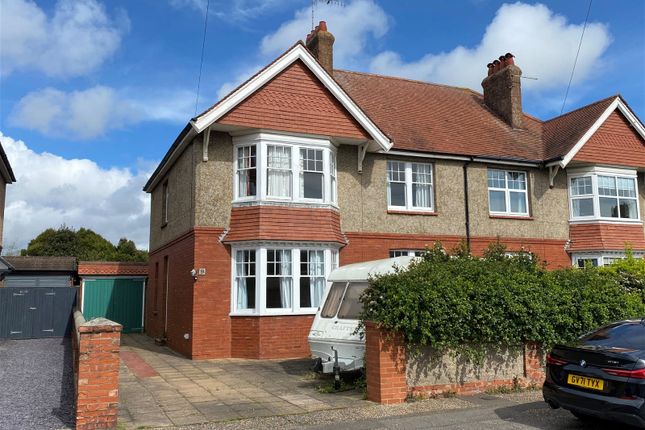 Semi-detached house for sale in Charmandean Road, Worthing, West Sussex