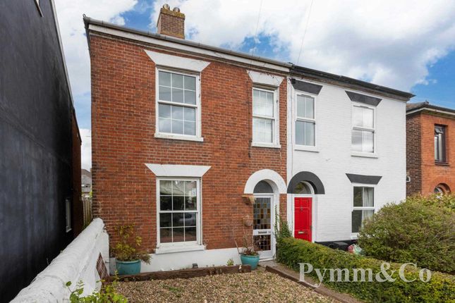 Thumbnail Semi-detached house for sale in Hall Road, Norwich