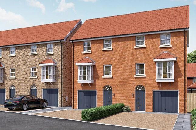 Thumbnail Town house for sale in Dovecote Gardens, Old Catton, Norwich