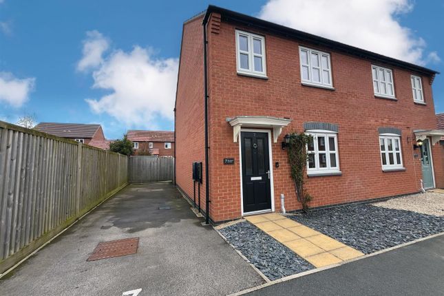 Semi-detached house for sale in Bluebell Green, Desford, Leicester