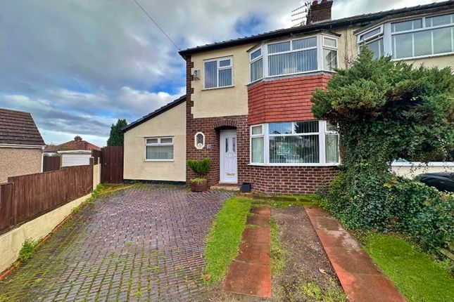 Thumbnail Semi-detached house for sale in Fernlea Road, Heswall, Wirral