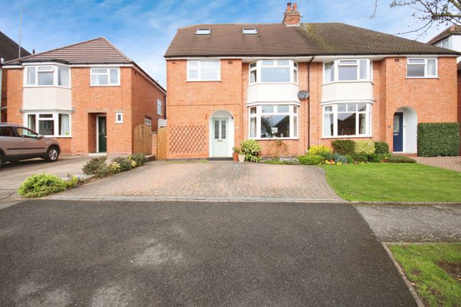 Thumbnail Semi-detached house for sale in Dickins Road, Warwick, Warwickshire