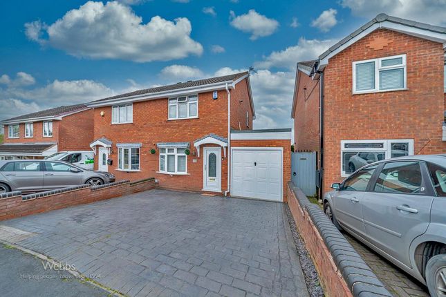 Thumbnail Semi-detached house for sale in Bond Way, Hednesford, Cannock