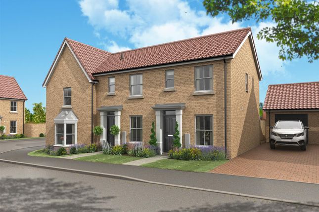 Thumbnail End terrace house for sale in Ecclestone Rise, Bungay