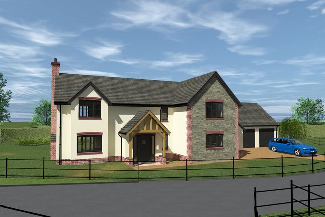 Thumbnail Detached house for sale in The Swallows, Plot 5, Old Station Yard, Pen-Y-Bont, Oswestry, Shropshire