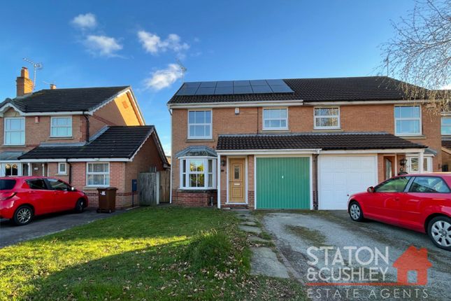 Thumbnail Semi-detached house for sale in Swinfen Broun, Mansfield