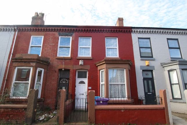 Thumbnail Terraced house for sale in Wellington Avenue, Wavertree, Liverpool