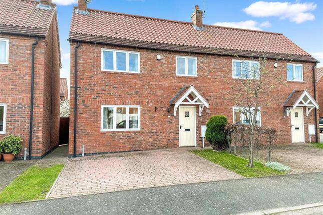 Semi-detached house for sale in The Oaklands, Collingham, Newark