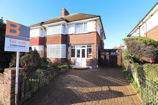 Semi-detached house for sale in George V Avenue, Goring-By-Sea, Worthing
