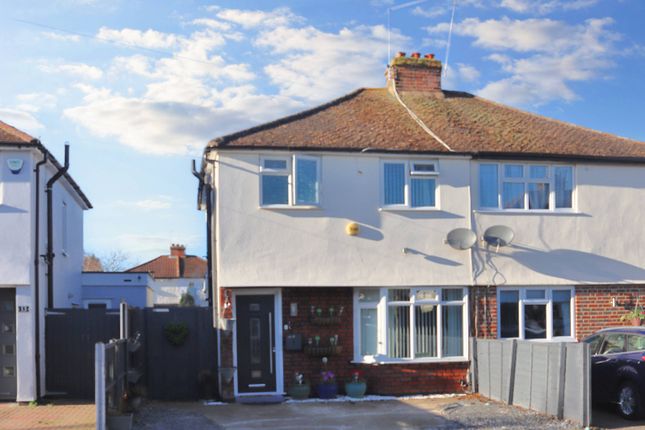Semi-detached house for sale in Thrupps Avenue, Hersham, Surrey