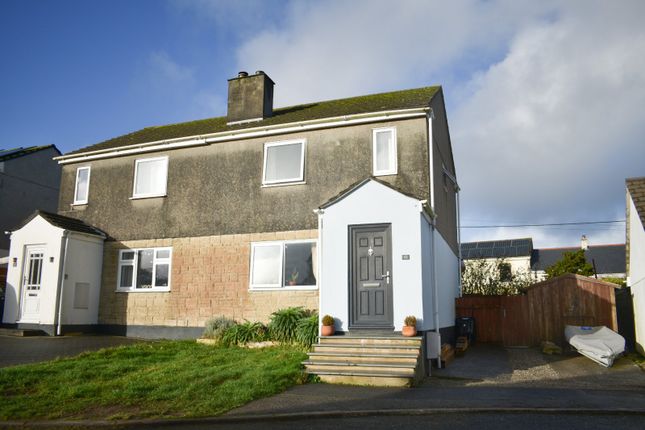 Thumbnail Semi-detached house for sale in Valley Gardens, Voguebeloth, Redruth, Cornwall
