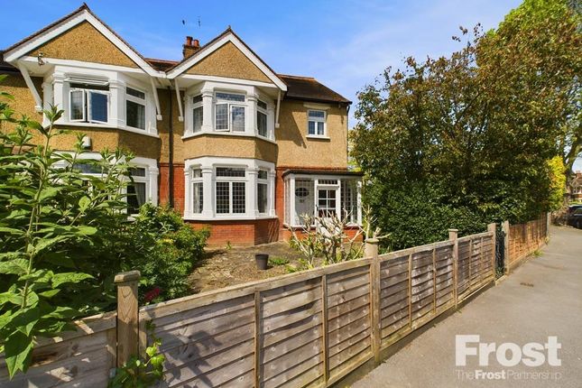 Thumbnail Semi-detached house for sale in Greenlands Road, Staines-Upon-Thames, Surrey