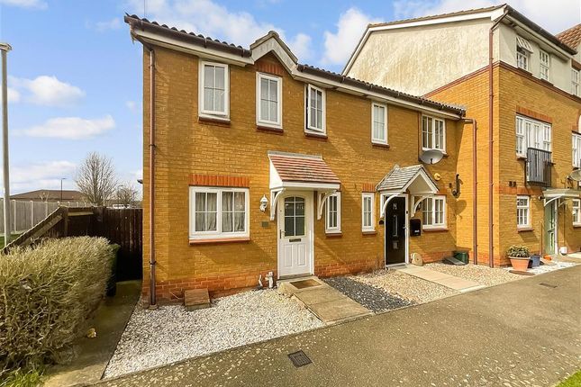 Thumbnail End terrace house for sale in Farne Drive, Wickford, Essex