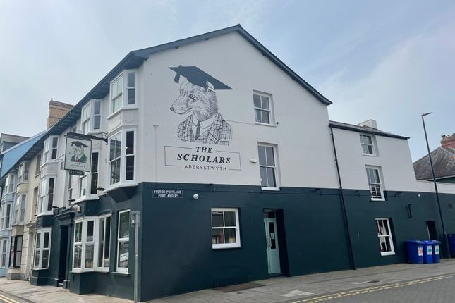 Thumbnail Retail premises for sale in The Scholars Public House, 8-10 Queen's Road, Aberystwyth, Wales