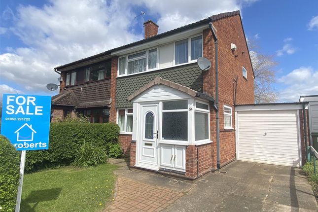 Semi-detached house for sale in Shakespeare Way, Sutton Hill, Telford, Shropshire