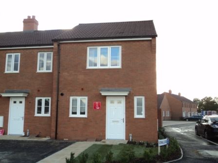Thumbnail End terrace house to rent in Boulmer Avenue Kingsway, Quedgeley, Gloucester