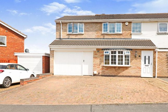 Thumbnail Semi-detached house for sale in Clayton Drive, Leicester