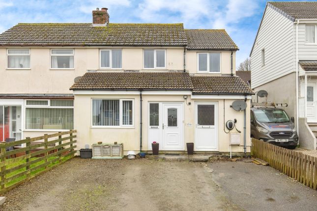 Semi-detached house for sale in Queens Crescent, Bodmin, Cornwall