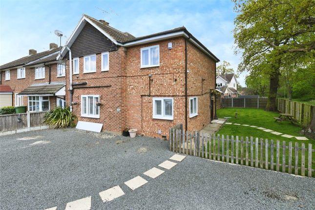 Thumbnail End terrace house for sale in Knights Way, Brentwood, Essex