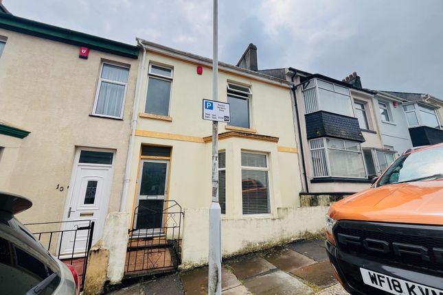 Thumbnail Terraced house for sale in West Hill Road, Greenbank, Plymouth