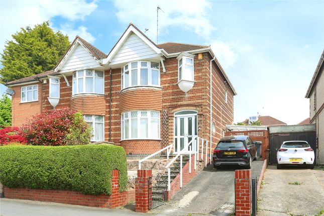 Thumbnail Semi-detached house for sale in Anstey Lane, Leicester, Leicestershire