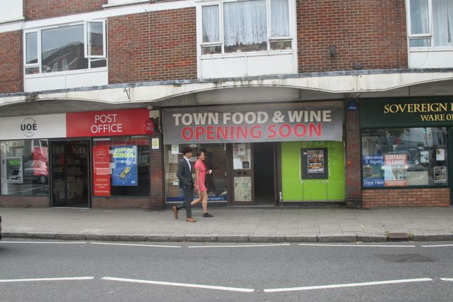 Retail premises to let in High Street, Ware, Herts