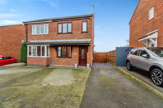 Thumbnail Semi-detached house for sale in Castle View, Walcott, Lincoln