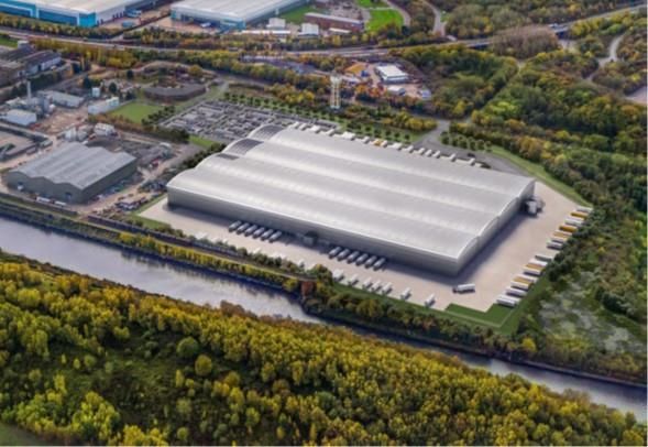 Light industrial to let in Link Logistics Park, North Road, Ellesmere Port, Cheshire