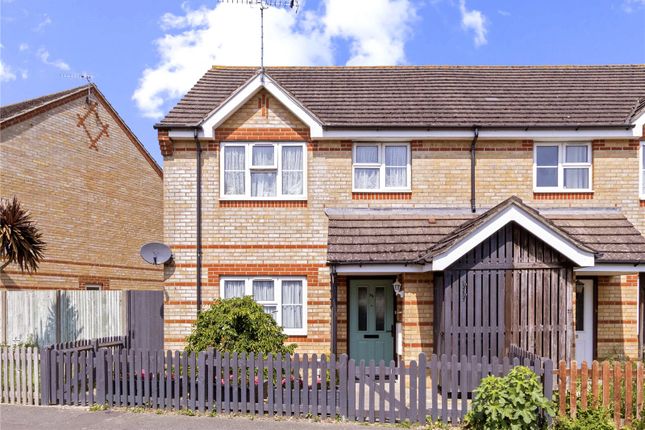 Thumbnail Semi-detached house for sale in Swanfield Drive, Chichester, West Sussex