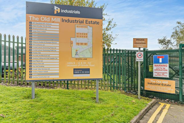 Industrial to let in Unit 52 Old Mill Industrial Estate, School Lane, Bamber Bridge, Preston