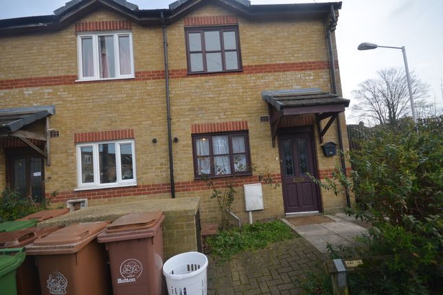 Thumbnail End terrace house to rent in Gander Green Lane, Sutton