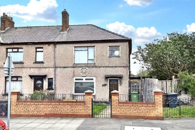 Thumbnail End terrace house for sale in Aintree Road, Bootle