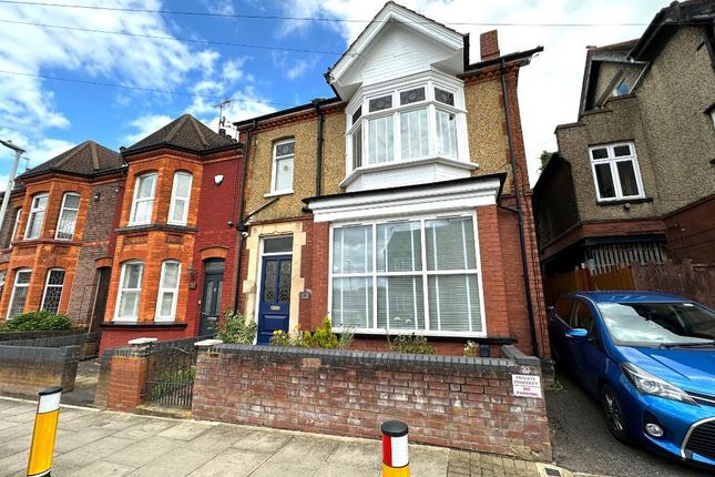 Thumbnail End terrace house for sale in Tennyson Road, South Luton, Luton, Bedfordshire