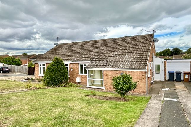 Thumbnail Semi-detached bungalow for sale in Beaufort Close, Desford, Leicester, Leicestershire.