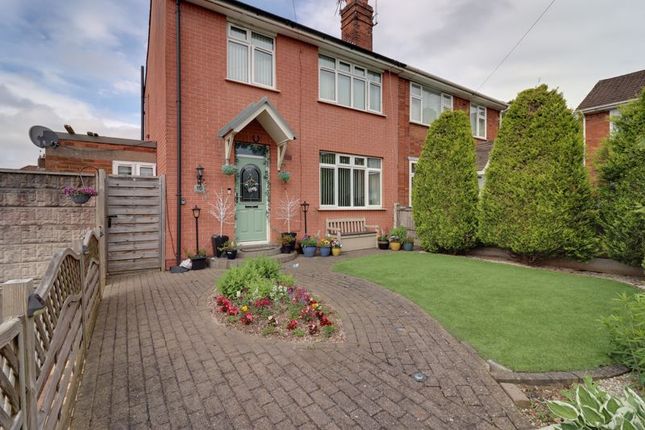 Thumbnail Semi-detached house for sale in Meadow Road, Barlaston, Staffordshire