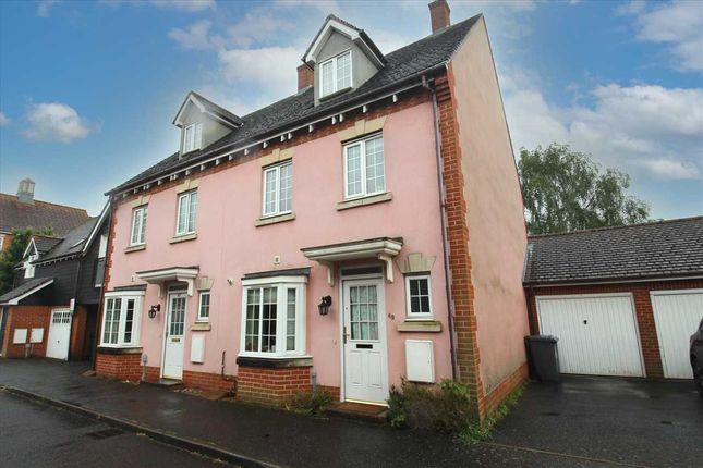 Thumbnail Town house for sale in Offord Close, Kesgrave, Ipswich