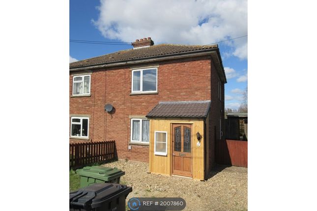 Thumbnail Semi-detached house to rent in Mill Road, Wiggenhall St. Mary Magdalen, King's Lynn