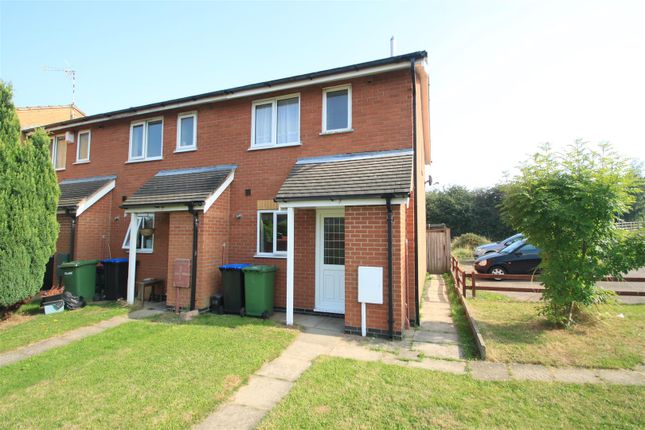 Thumbnail End terrace house to rent in Talbott Close, Broughton Astley, Leicester
