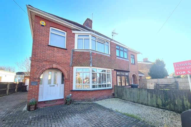 Semi-detached house for sale in Bury Crescent, Gosport